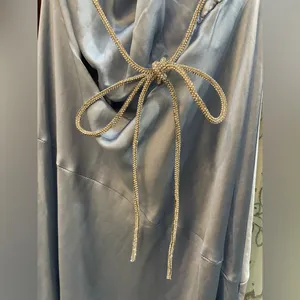 NWT Here Comes the Sun Blue maxi sparkle tie back dress size M AU 10 thumbnail 5