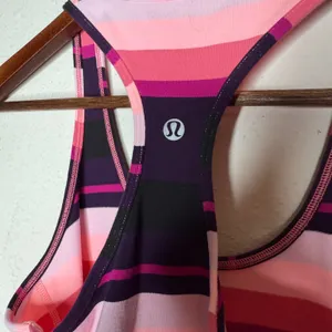 Lululemon cool‎ racerback Pink, purple Sz 4 thumbnail 5