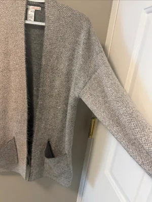 Anthropologie x Camaieu Metallic Knit Cardigan M thumbnail 6