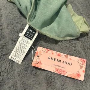 SheIn Sage Green Ruffle Midi Dress XS thumbnail 4
