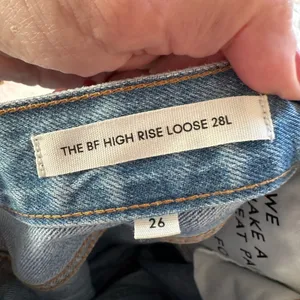 Denim Forum The Boyfriend High Rise Loose Jeans 26 thumbnail 11