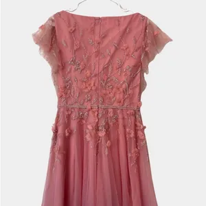 NEW Mac Duggal 11224 - Pink V-Neck‎ A-Line Prom Gown Maxi Dress Size 8 thumbnail 9