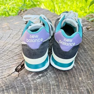 Men's - New Balance 574 'Black Purple Teal' U574LV2 size 8.5 thumbnail 3