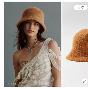 Urban Outfitters black faux fur bucket hat thumbnail 6