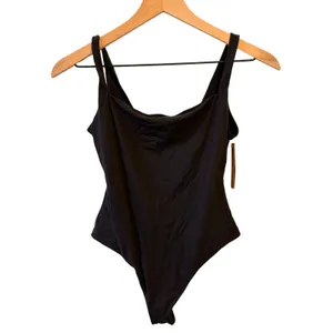 SKIMS Fits Everybody Square-neck bodysuit Onyx Medium New thumbnail 4