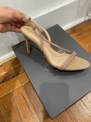 Vince Camuto Luanna Strappy Crystal Heels thumbnail 4