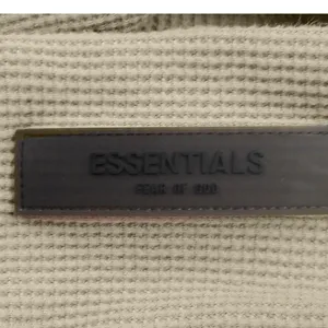Essentials Fear of God Waffle Knit Henley Pocket Hoodie Sz 10 Unisex thumbnail 6