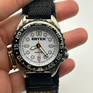 Vintage Eddie Bauer EBTEK Dive-style Quartz Watch Working New Battery thumbnail 6