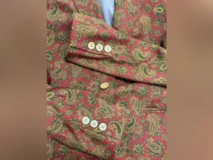 Vintage Mid 1980’s Schriver’s Corbin LTD Women’s Paisley Blazer Jacket Size S thumbnail 11