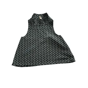 Free People Sleeveless Mock Neck A-line Blouse Size Small thumbnail 2