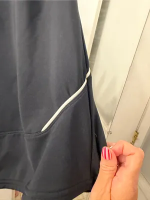 Nike Black Half-Zip Dri-FIT Hoodie with White Logo thumbnail 4