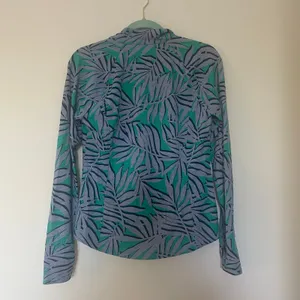 Tommy Bahama IslandZone Active Half-Zip Palm Print Pullover Sz Med thumbnail 2