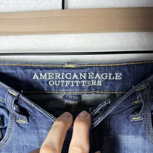 American Eagle Skinny Jeans Mid-Rise Stretch Denim Women's size 12 thumbnail 5