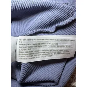 Abercrombie & Fitch‎ Grey Blue ribbed stretchy top sz S thumbnail 6