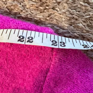 BiBi Vibrant Pink Knit Sweater With Flowers M thumbnail 8