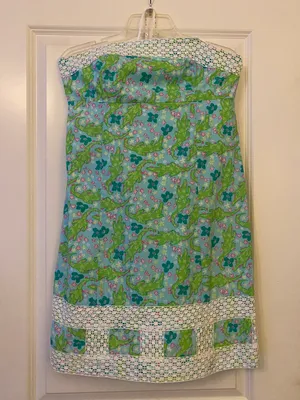 Lilly Pulitzer Strapless Sundress Size 8 thumbnail 1