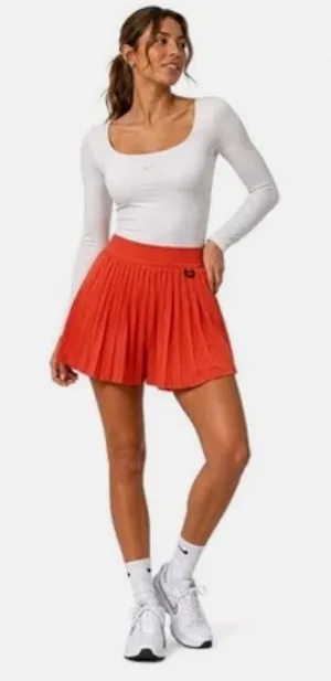 NWT NIKE 24.7 Perfect Stretch DRI-FIT High Rise Pleated Skort thumbnail 1