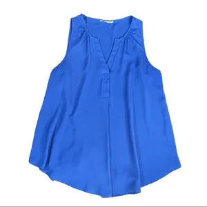 ✨ Lush Womens Sleeveless V Neck Royal Blue Top✨ thumbnail 2