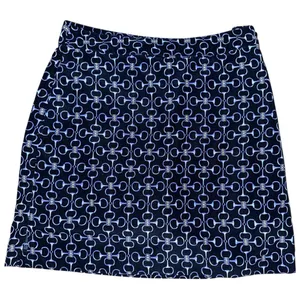 EP Pro Women’s Size 4 Navy Blue Gold Equestrian Horse Bit Golf Skort thumbnail 1