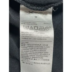 Banana Republic Women's Black Short Sleeve Crew Neck T Shirt Tee Top Size M thumbnail 6