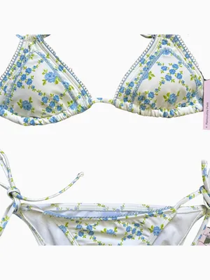 Wild Fable Floral Bikini Set Size XXS/XS thumbnail 9