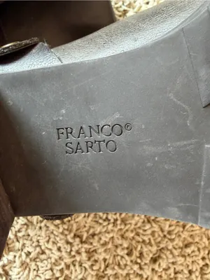 Franco Sarto Benton Moto Harness Leather Ankle Boots 9M Boho Western thumbnail 6