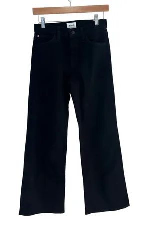 Hudson Rosalie High Rise Wide Leg Jeans Black Rinse Size 25 NWT Denim thumbnail 1