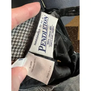 Pendleton wool plaid knee length skirt sz 10 thumbnail 10