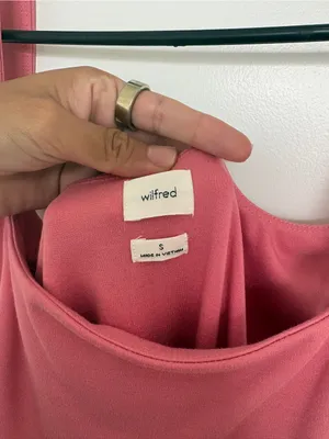 Aritzia Pink Square-Neck Ruched Tulip Mini Dress thumbnail 5