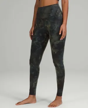Lululemon Align High-Rise Pant 28" Diamond Dye Graphite Grey Bronze Green 6 thumbnail 8