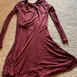 Free people beach small burgundy dress‎ thumbnail 4