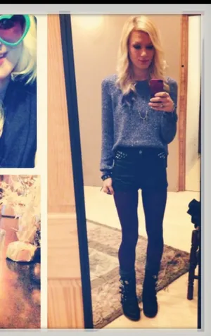 Divided High Waisted “Leather” Shorts thumbnail 2