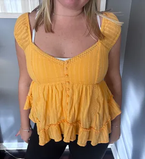 American Eagle Babydoll Top thumbnail 1