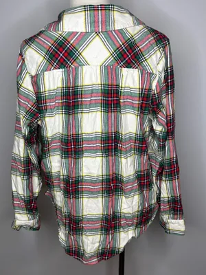 Aerie - Plaid Christmas Pajama Top thumbnail 3
