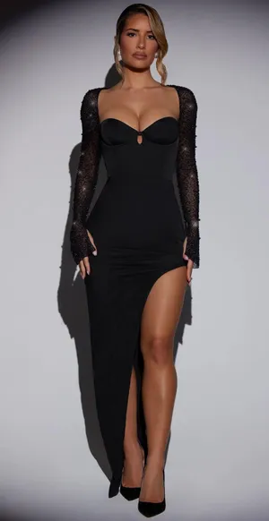 Oh Polly San Marino Embellished Maxi Dress thumbnail 1