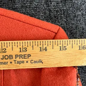 Spiegel Rust Orange Embellished Sleeve Blazer Jacket Womens Size 8 thumbnail 7