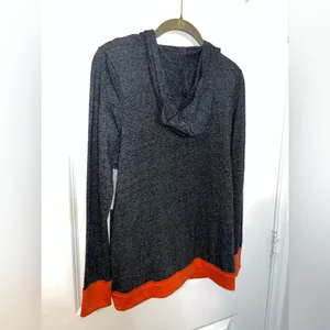 Colosseum NWT Charcoal Oklahoma State Cowboys Steeplechase Hooded Cardigan Sz M thumbnail 7
