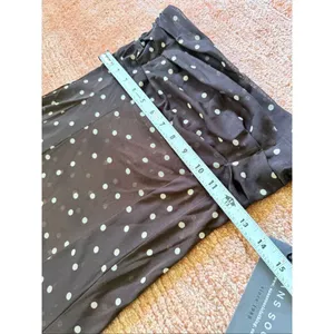 NWT Sans Souci Polka Dot Sheer Strapless Handkerchief Tube Dress Top Size M Y2K thumbnail 8