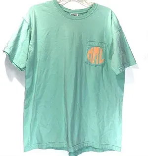 Comfort Colors Monogram Tshirt Women’s Large thumbnail 1