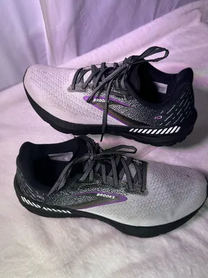 Brooks Women's Gray & Purple Running Trainer thumbnail 3