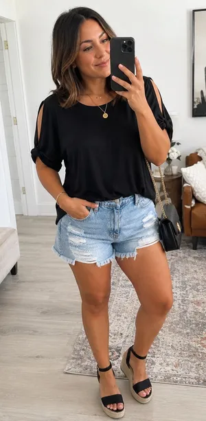 Ann Taylor Black Top thumbnail 1