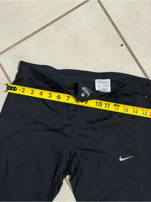 Nike Dri-Fit Women Black Athletic Performance‎ Capri Leggings size L thumbnail 8