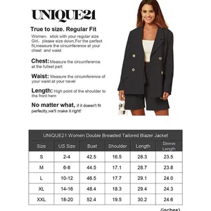New Casual Blazers Oversized Open Front Blazer 2x thumbnail 4