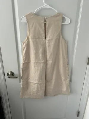 Abercrombie Linen Cream Dress thumbnail 2
