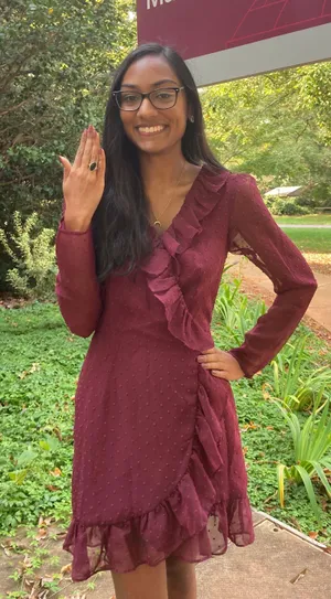 Showpo Maroon Long Sleeve Dress thumbnail 2