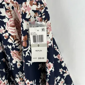 B. Darlin Womens Floral Printed Mini Halter Pleated Fit & Flare‎ Dress thumbnail 5