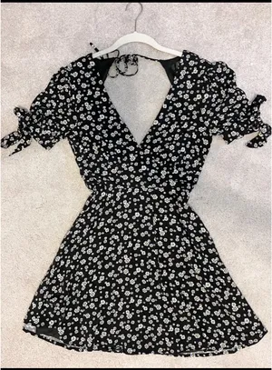 Lulus Black Floral Mini Dress thumbnail 3