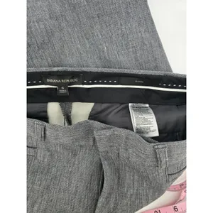 Banana Republic Dress Pants Womens 6 Gray Sloan Skinny‎ Ankle Mid Rise Stretch thumbnail 3