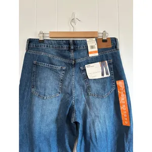 NWT AERO Women High‎ Rise Wide Leg Authentic Non Stretch Denim Jeans Size 12 thumbnail 7