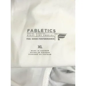 Fabletics White Performance Jogger Pants Womens‎ XL Drawstring Cargo GJ2253977 thumbnail 3